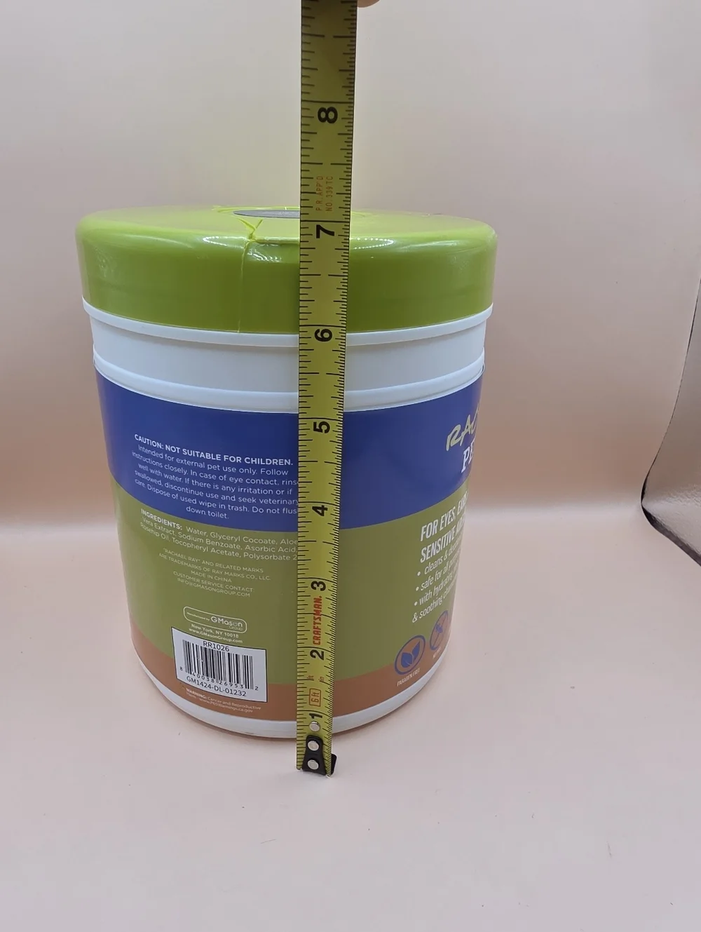 New- Rachel Ray Pet Wipes Large 200 Count